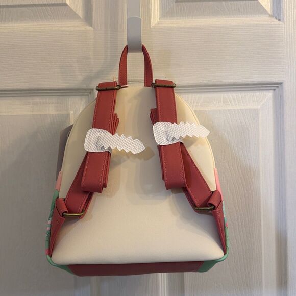 Disney Loungefly Lady and the Tramp House Mini Backpack NWT Dog Castle Pink main image 11